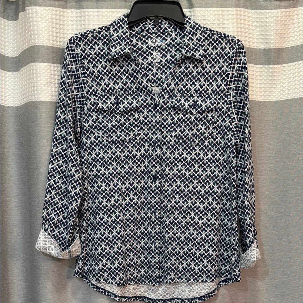 Women’s Small Croft & Barrow Button Down Blouse